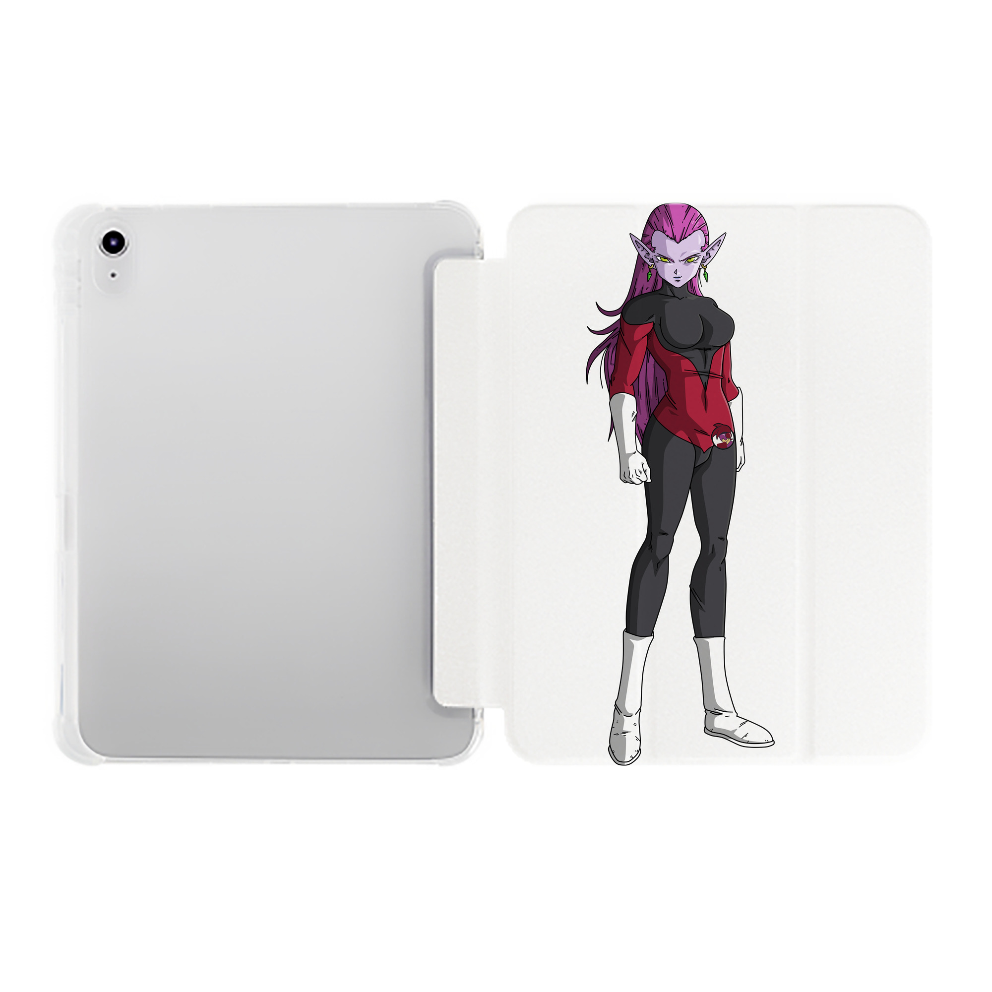 （画像用） ドラゴンボール DRAGON BALL IPad ケース ペン収納付き 三つ折りスタンド PUレザー×シリコン 対応機種9.5/10.5/10.9インチ